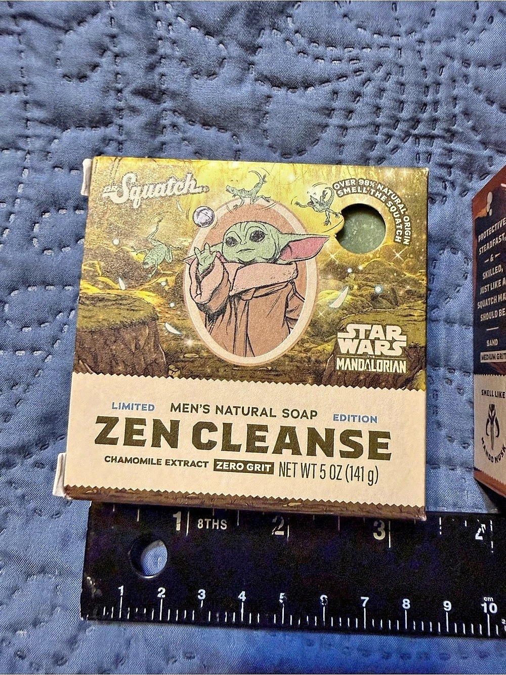 Dr. Squatch Star Wars Mandalorian Collection Bar Soap (Zen Cleanse & This is the
